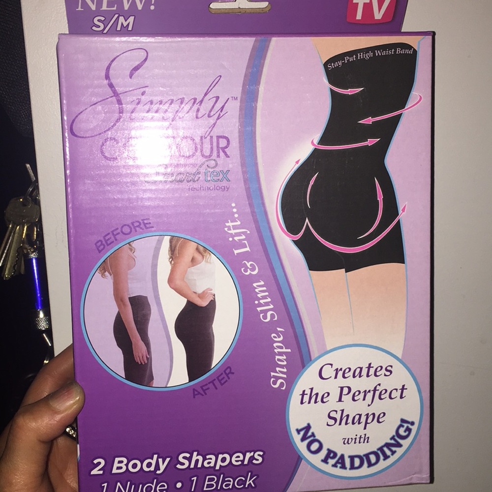 Simply Contour Body Shapers (1 Black/ 1 nude) S/M